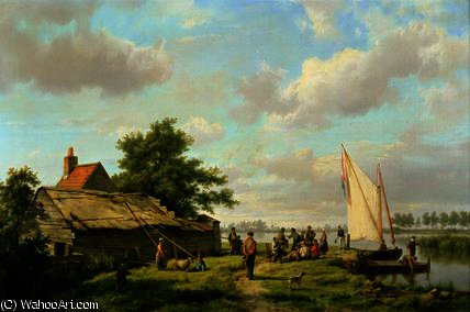 On The Zuider Zee — Hermanus Koekkoek (the Elder)