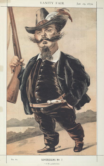 Sovereigns No.70 Caricature Of M Victor Emmanuel Ii Of Italy — Jacques Joseph Tissot