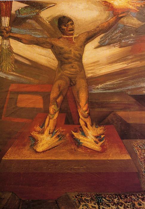 King Cuauhtemoc — David Alfaro Siqueiros