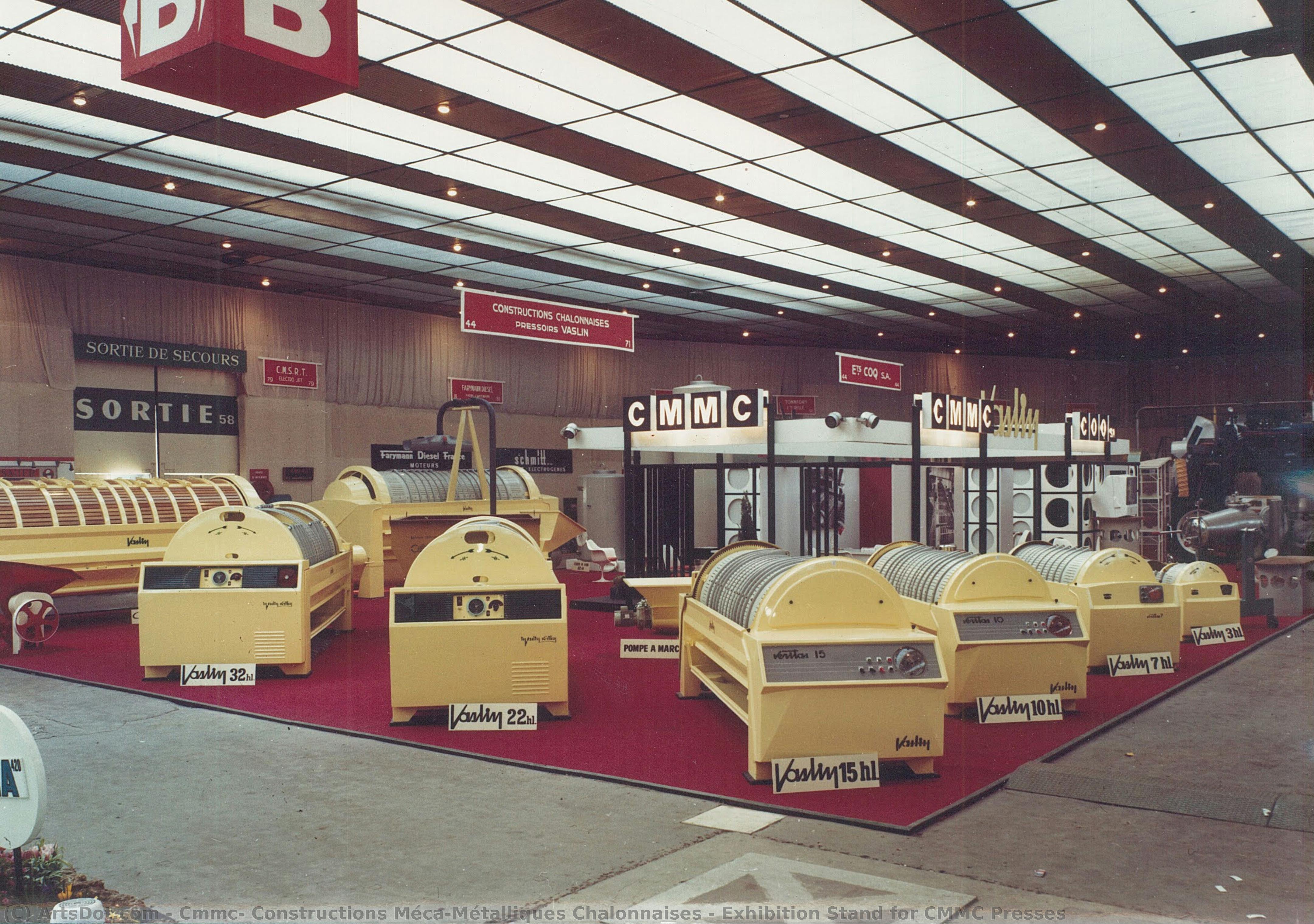 Exhibition Stand For Cmmc Presses — Cmmc, Constructions Méca-métalliques Chalonnaises