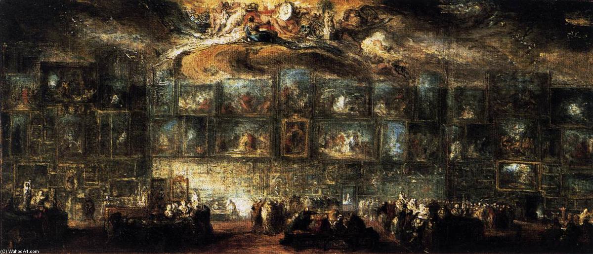 The Salon Of 1779 — Gabriel De Saint-aubin