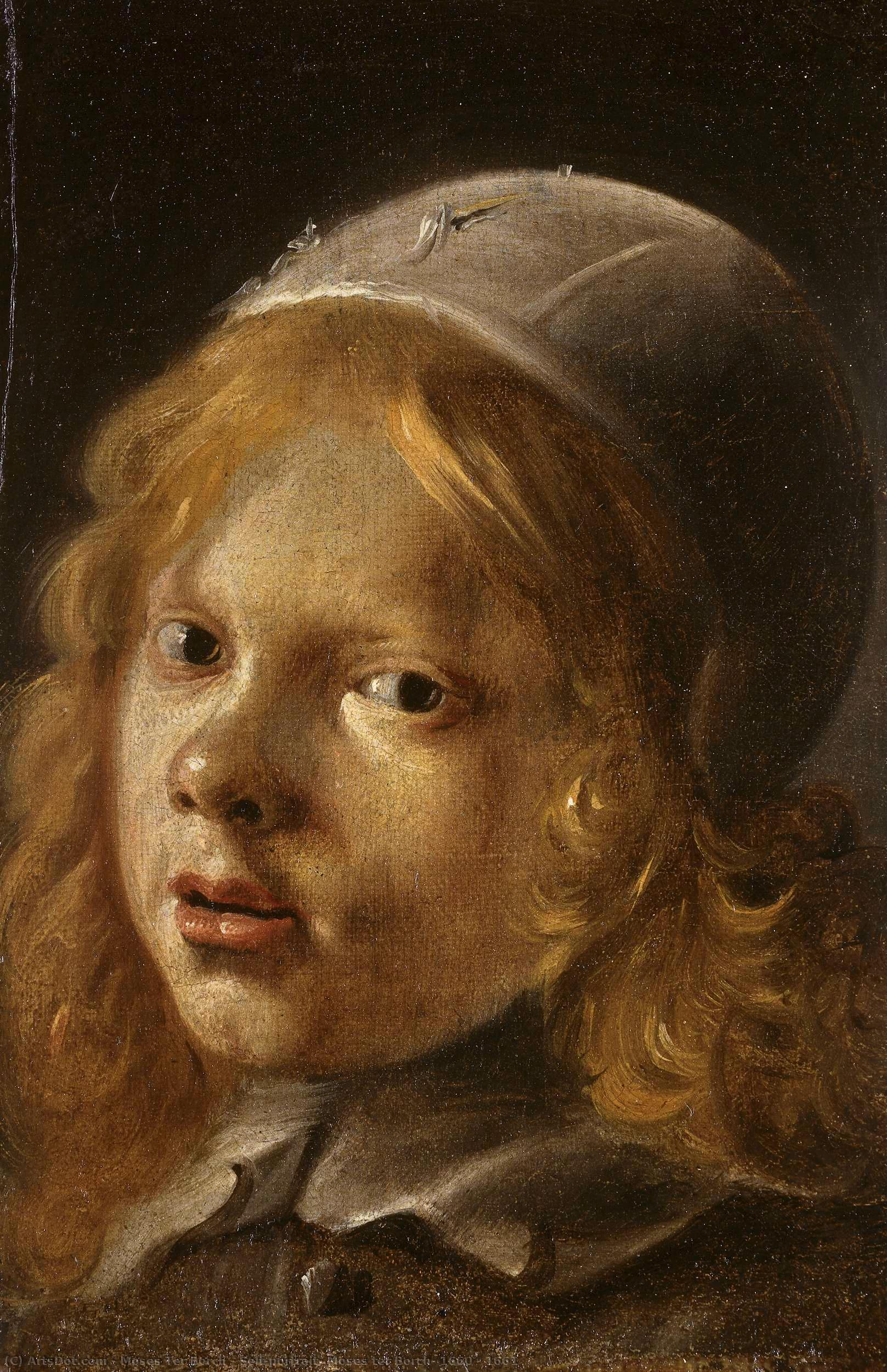 Self-portrait, Moses Ter Borch, 1660 - 1661 — Moses Ter Borch