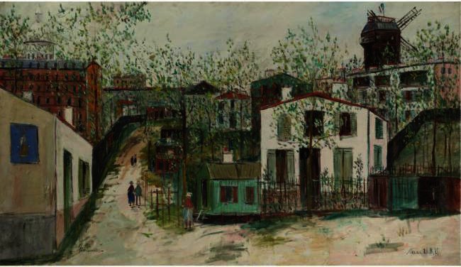 Streets Of Montmartre 2 — Maurice Utrillo
