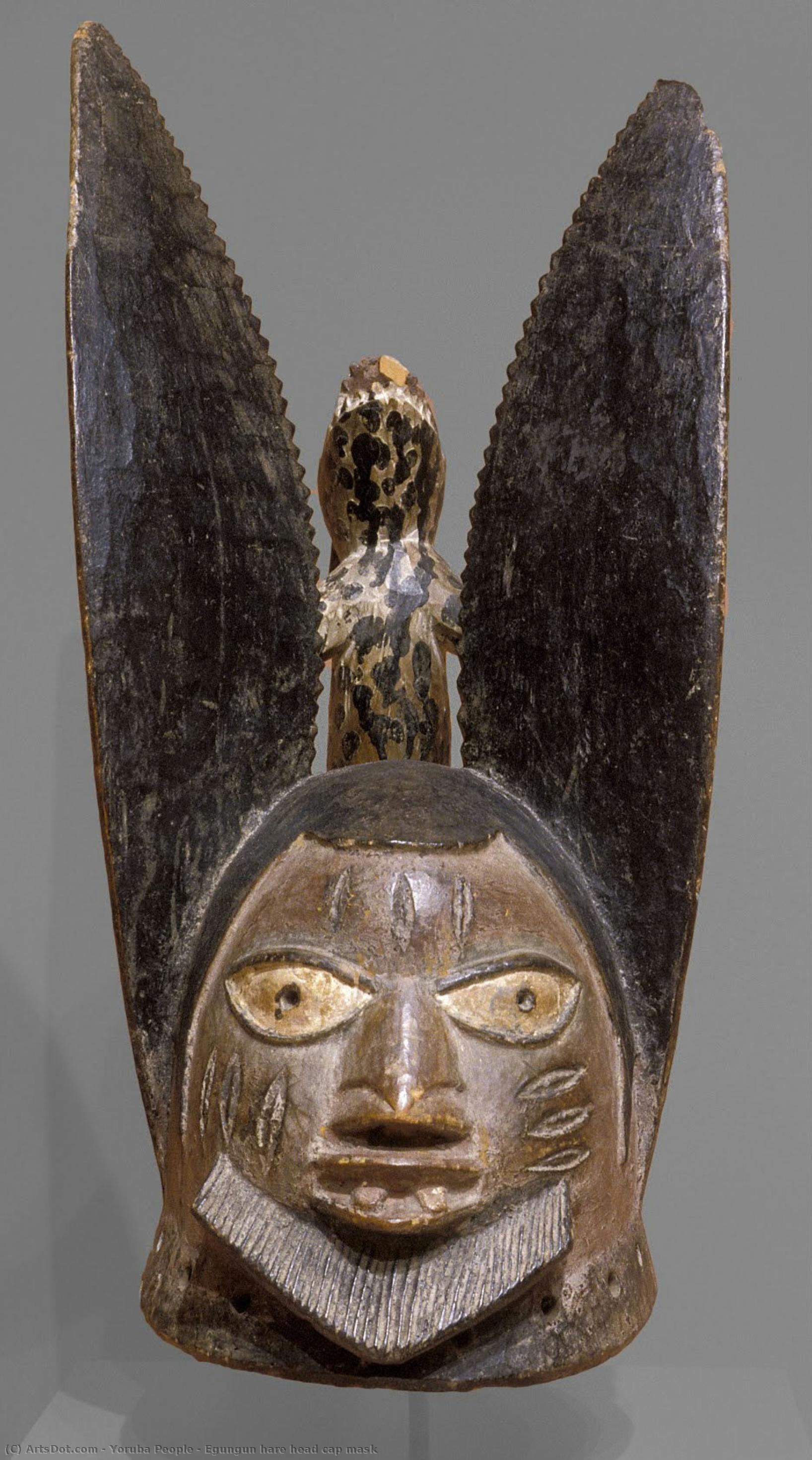 Egungun Hare Head Cap Mask — Yoruba People