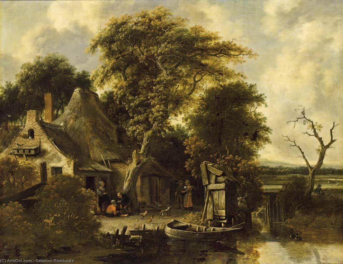 Wooded Landscape — Salomon Rombouts