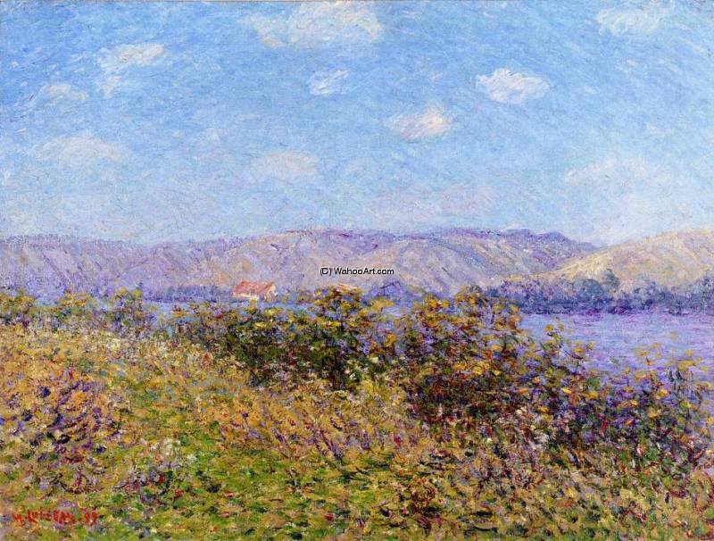 Banks Of The Seine In Summer Tournedos Sur Seine — Gustave Loiseau