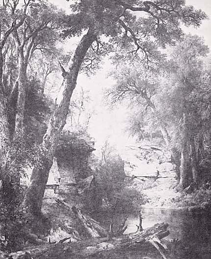 Woodland Scene Reminiscence Of Catskill Clove, (painting) — Asher Brown Durand