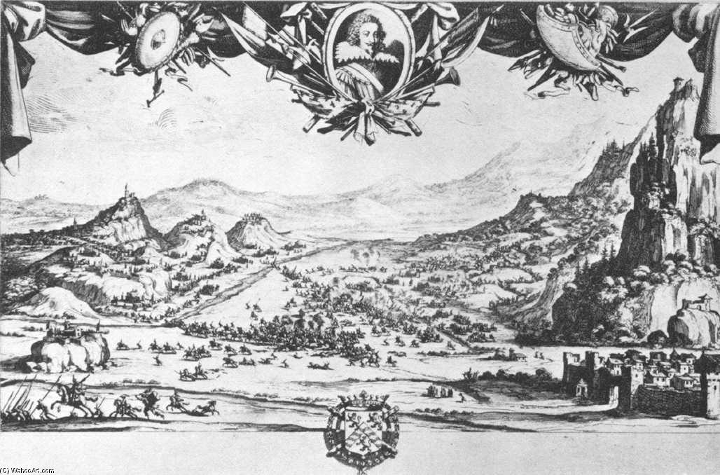 The Battle Of Avigliana — Jacques Callot