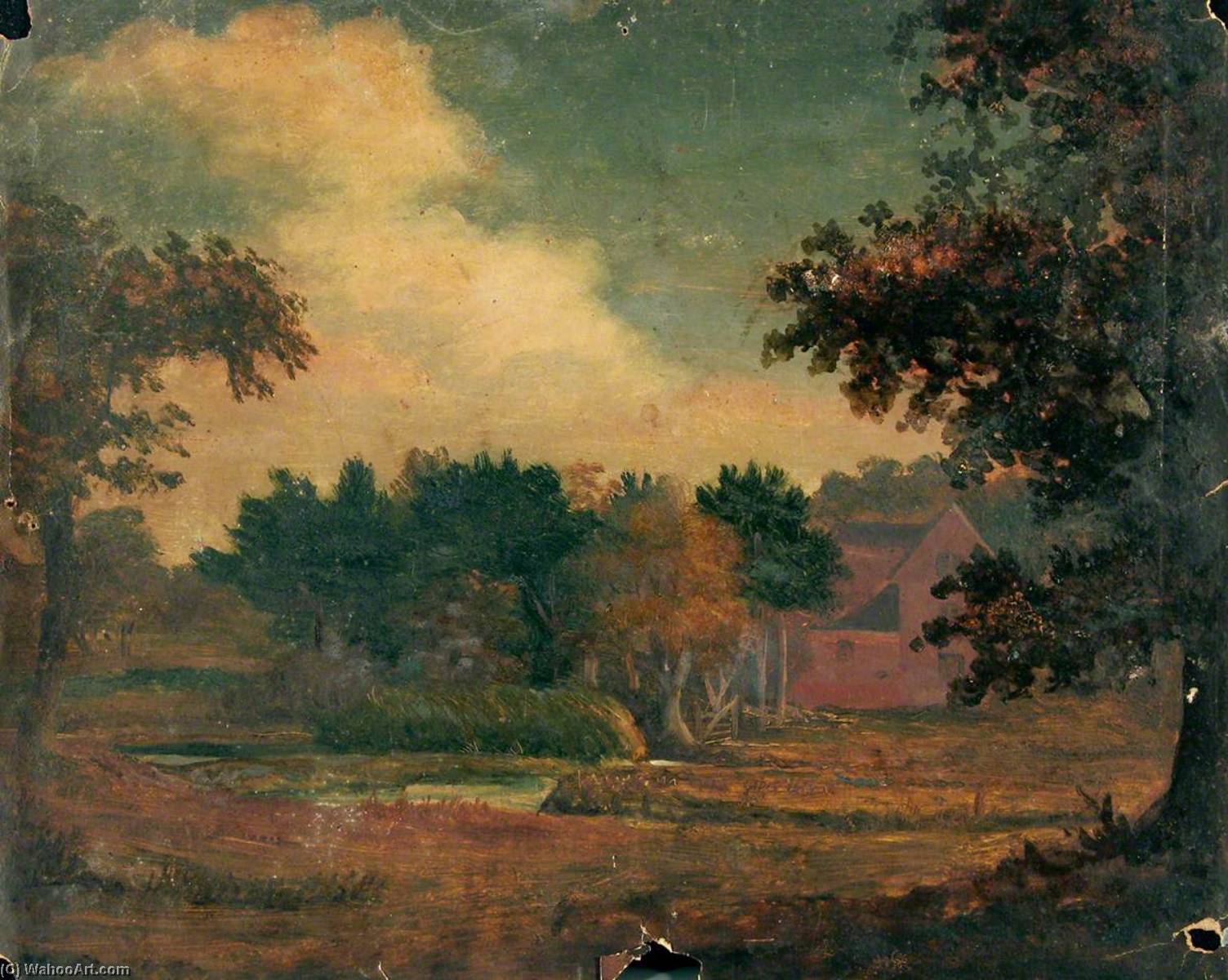 Landscape With Farm Buildings (recto) — Джозеф Кловер