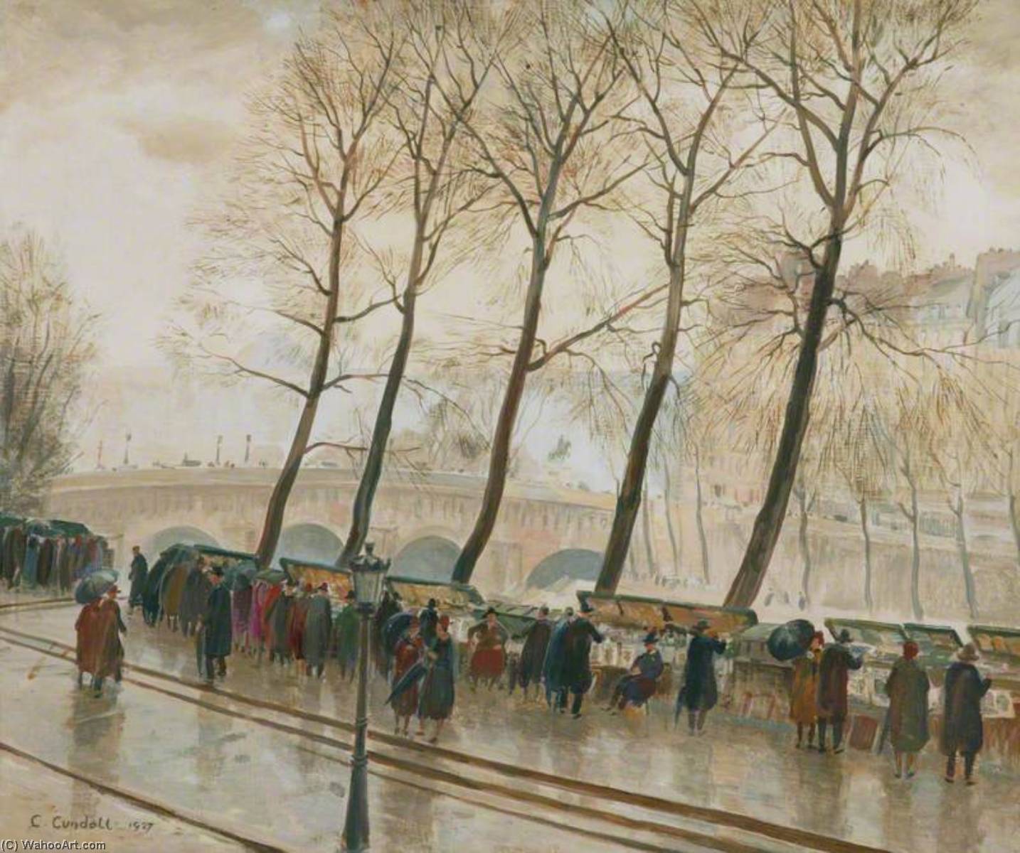 Quai Des Grands Augustins, Paris — Charles Ernest Cundall