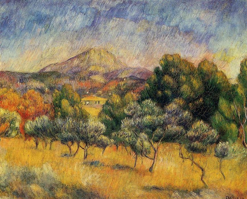 Mount Sainte-victoire — Pierre-auguste Renoir