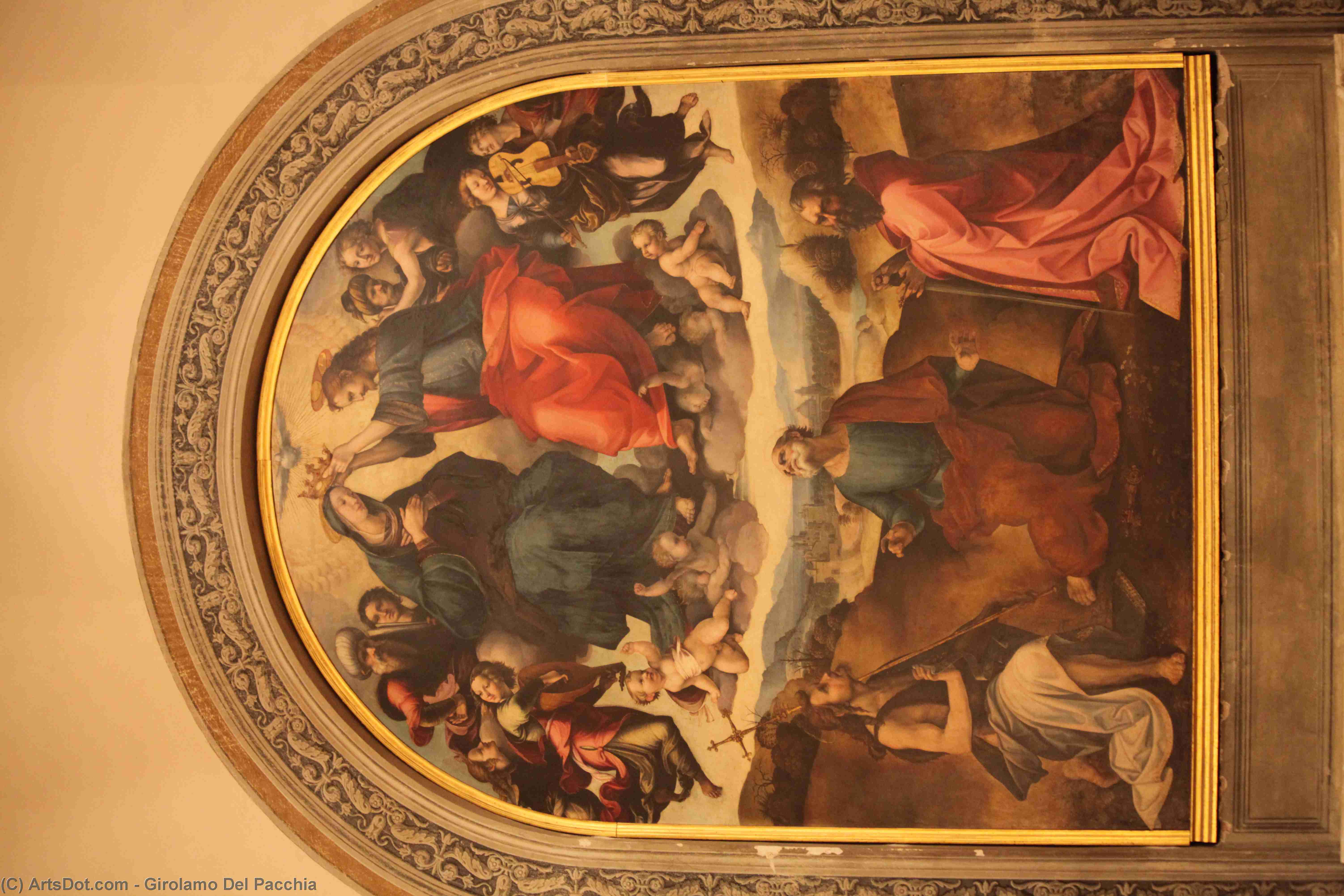 Coronation Of Mary Jerome Of Pacchia — Girolamo Del Pacchia