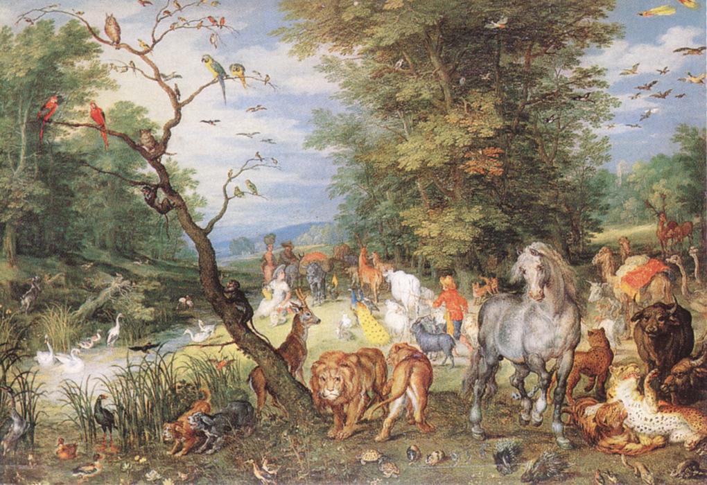 The Animals Entering The Ark — Jan Brueghel The Elder