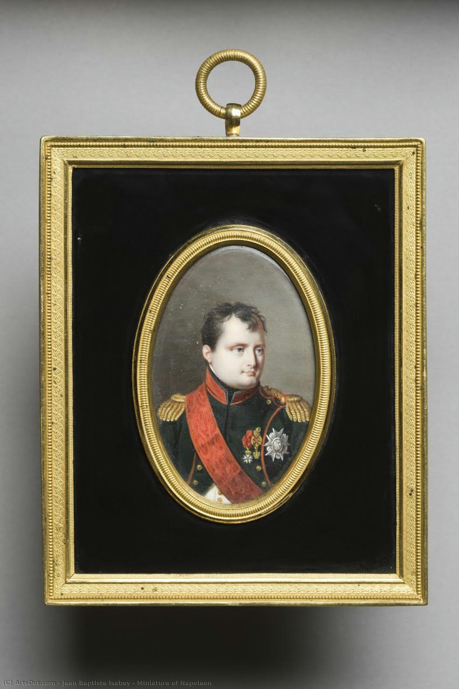 Miniature Of Napoleon — Jean-baptiste Isabey