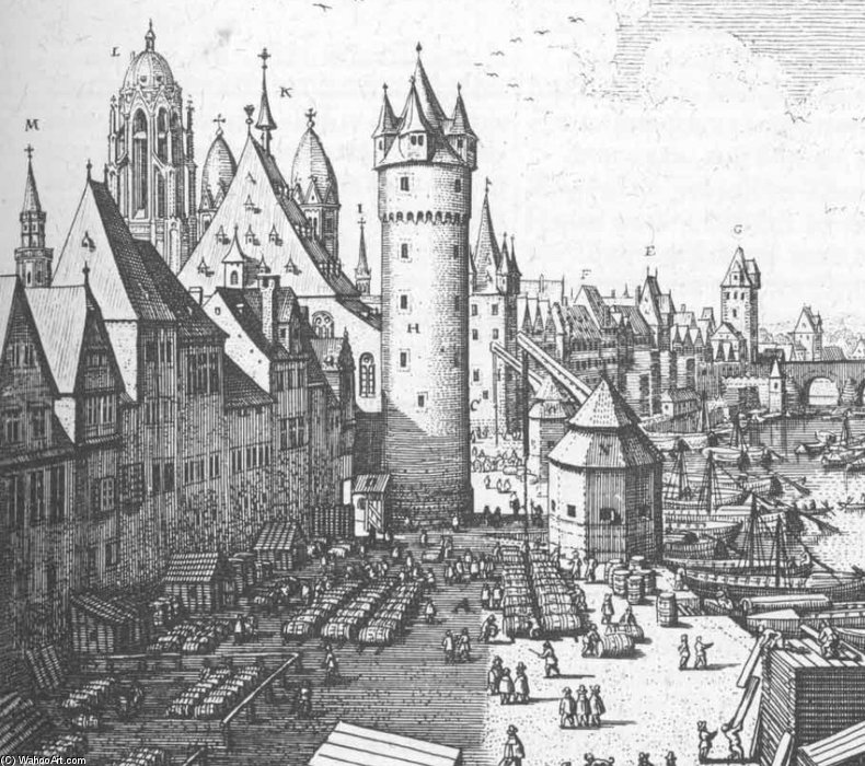Frankfurt Merian Leonhardstor — Matthäus The Elder Merian