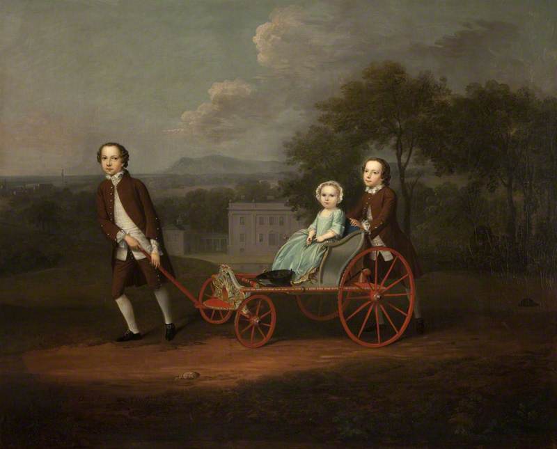 Richard, Mary And Peter – The Children Of Peter And Mary Du Cane — Arthur William Devis
