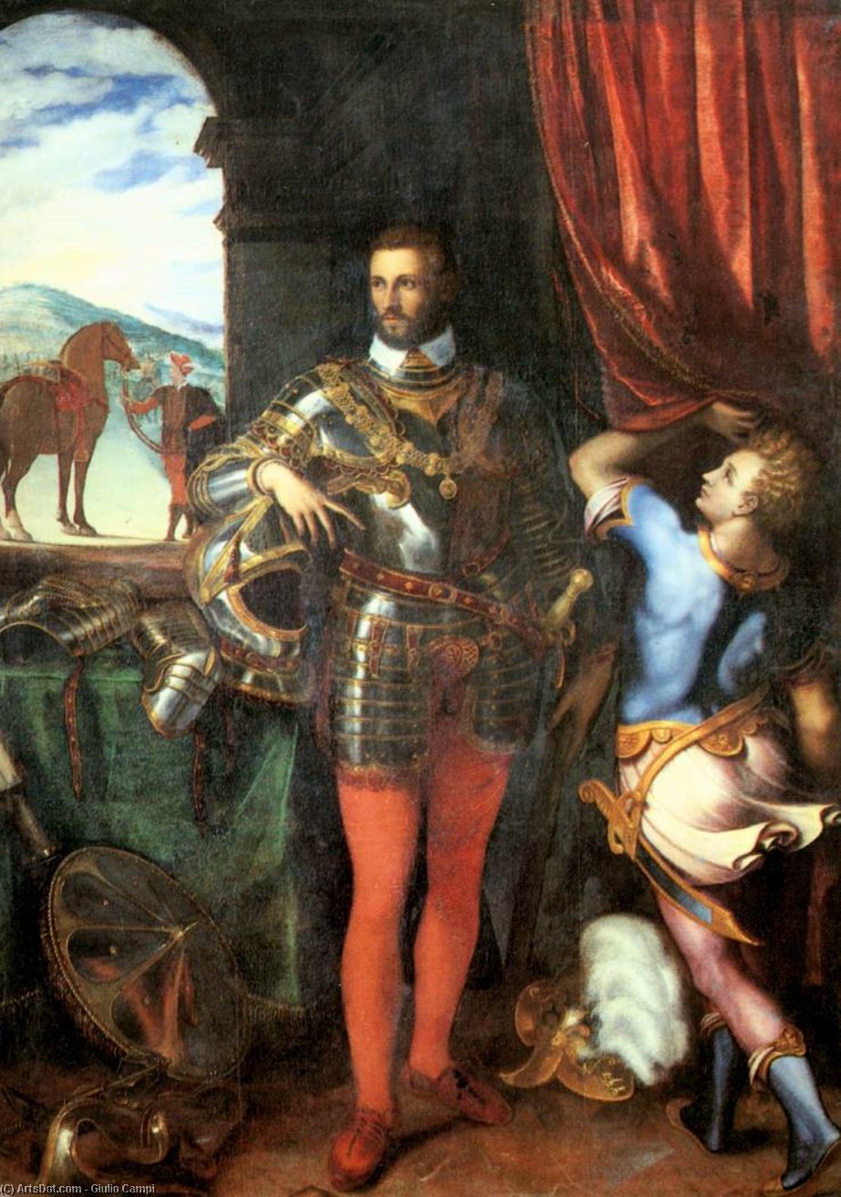 Portrait Of Ottavio Farnese — Giulio Campi