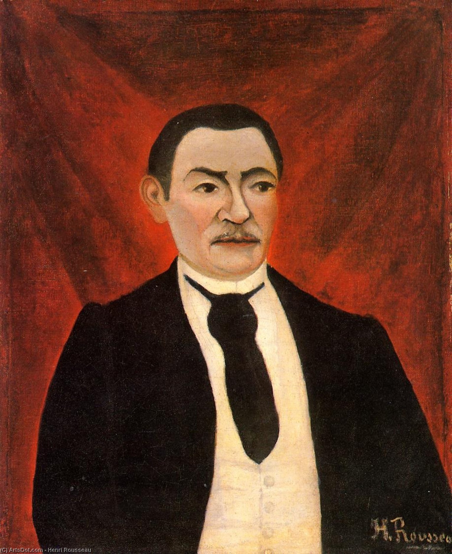 Portrait Of Monsieur S — Henri Julien Félix Rousseau (le Douanier)