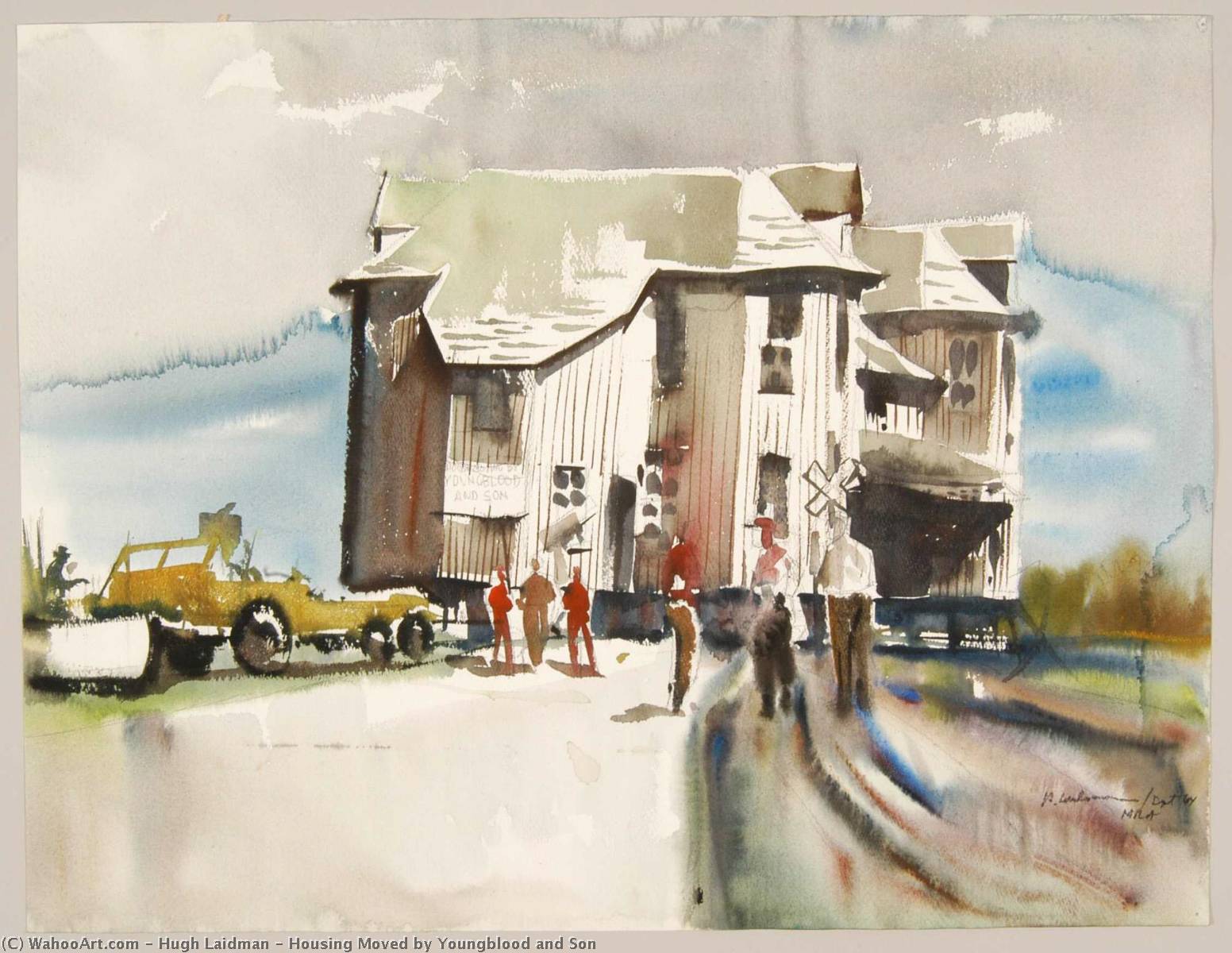 Housing Moved By Youngblood And Son — Hugh Laidman