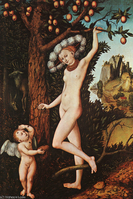 Cupid Complaining To Venus, The National Galler — Lucas Cranach The Elder