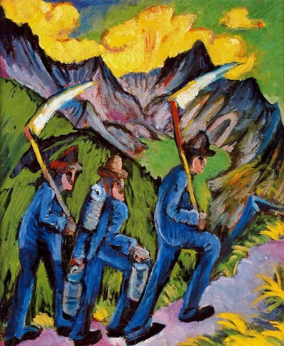 Vita Alpina. Dreifaltigkeitsgruppe — Ernst Ludwig Kirchner