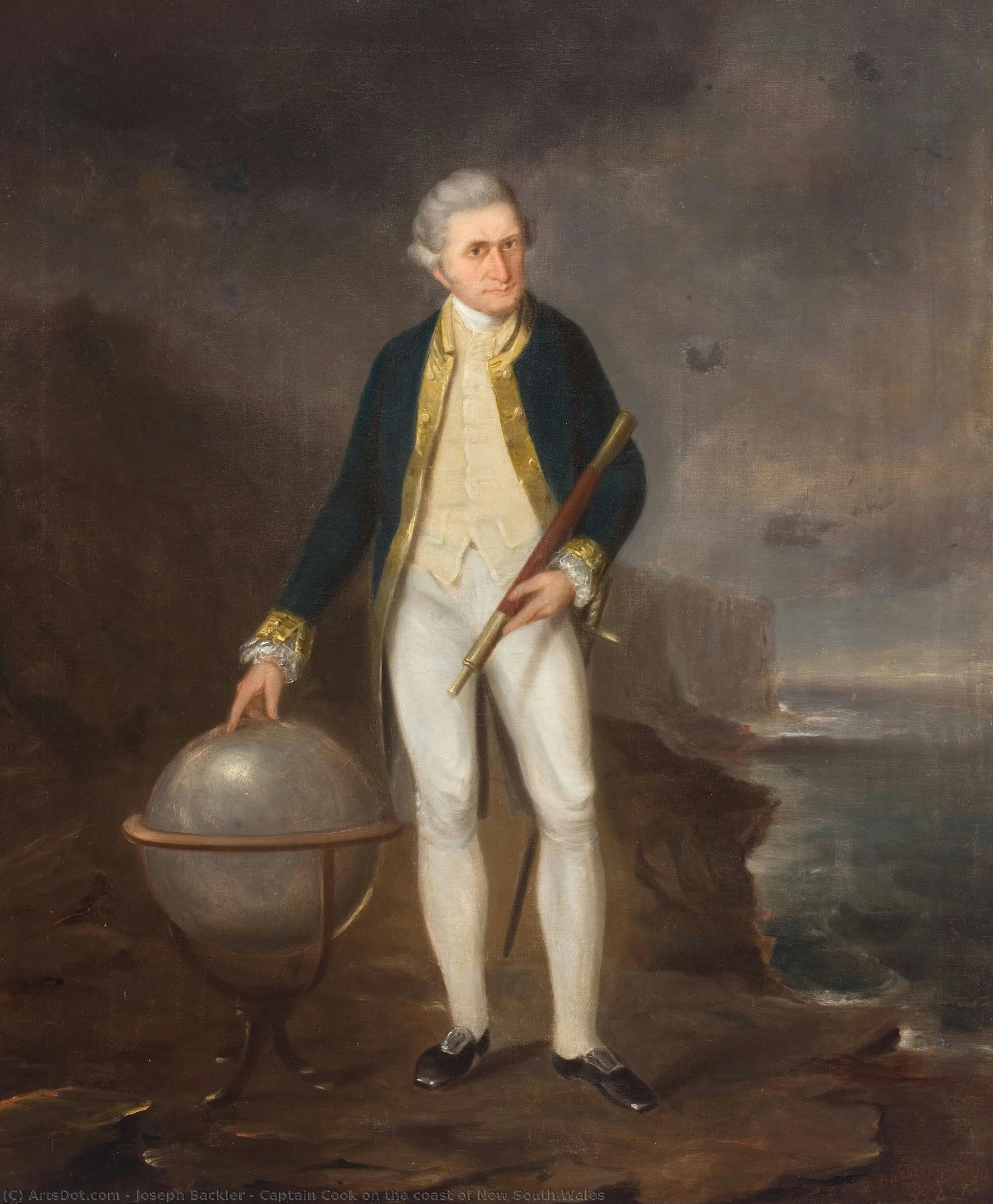 Captain Cook On The Coast Of New South Wales — Joseph Backler