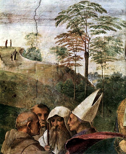 Estancias Vaticanas – La Disputa (detalle) [05] — Rafael