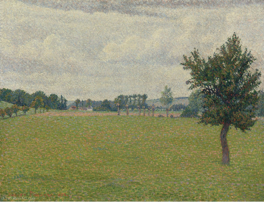 Plain Of Thierceville, (1888) — Lucien Pissarro