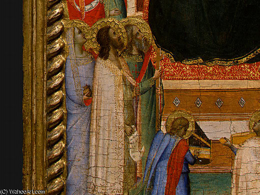 Madonna And Child With Saints And Angels D2 — Bernardo Daddi