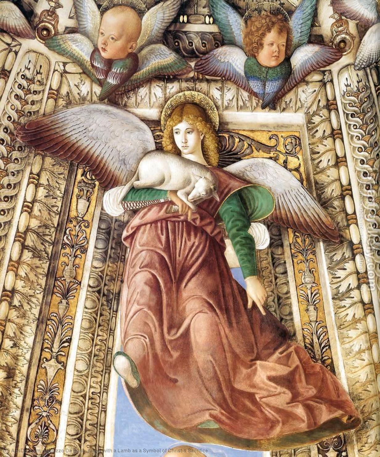 Angel With A Lamb As A Symbol Of Christ's Sacrifice — Melozzo Da Forlì