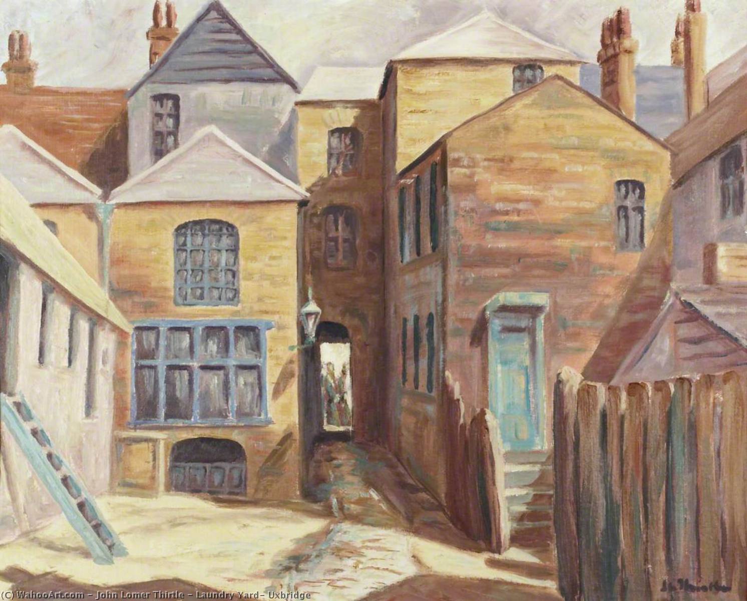 Laundry Yard, Uxbridge — John Lomer Thirtle