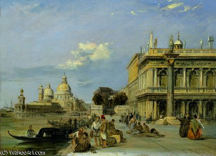 View Of The Dogana And Santa Maria Della Salute — Edward Pritchett