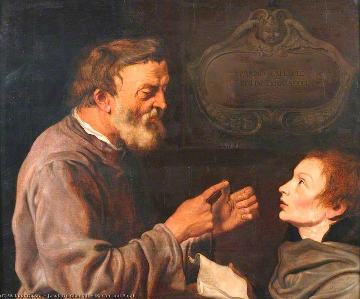 Master And Pupil — Jacob De Gheyn Ii