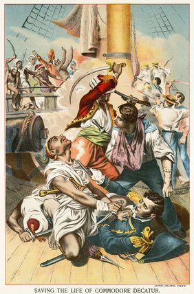 Saving The Life Of Commodore Decatur — Алонзо Чэппел
