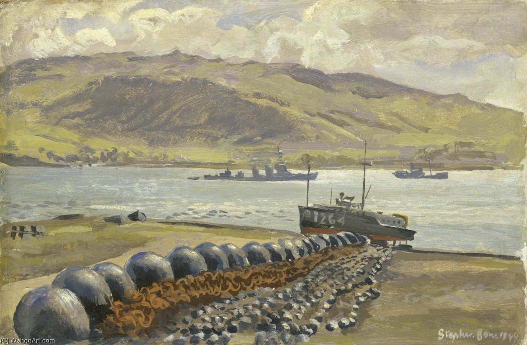 Campbeltown Loch Boom Nets And Floats — Stephen Bone