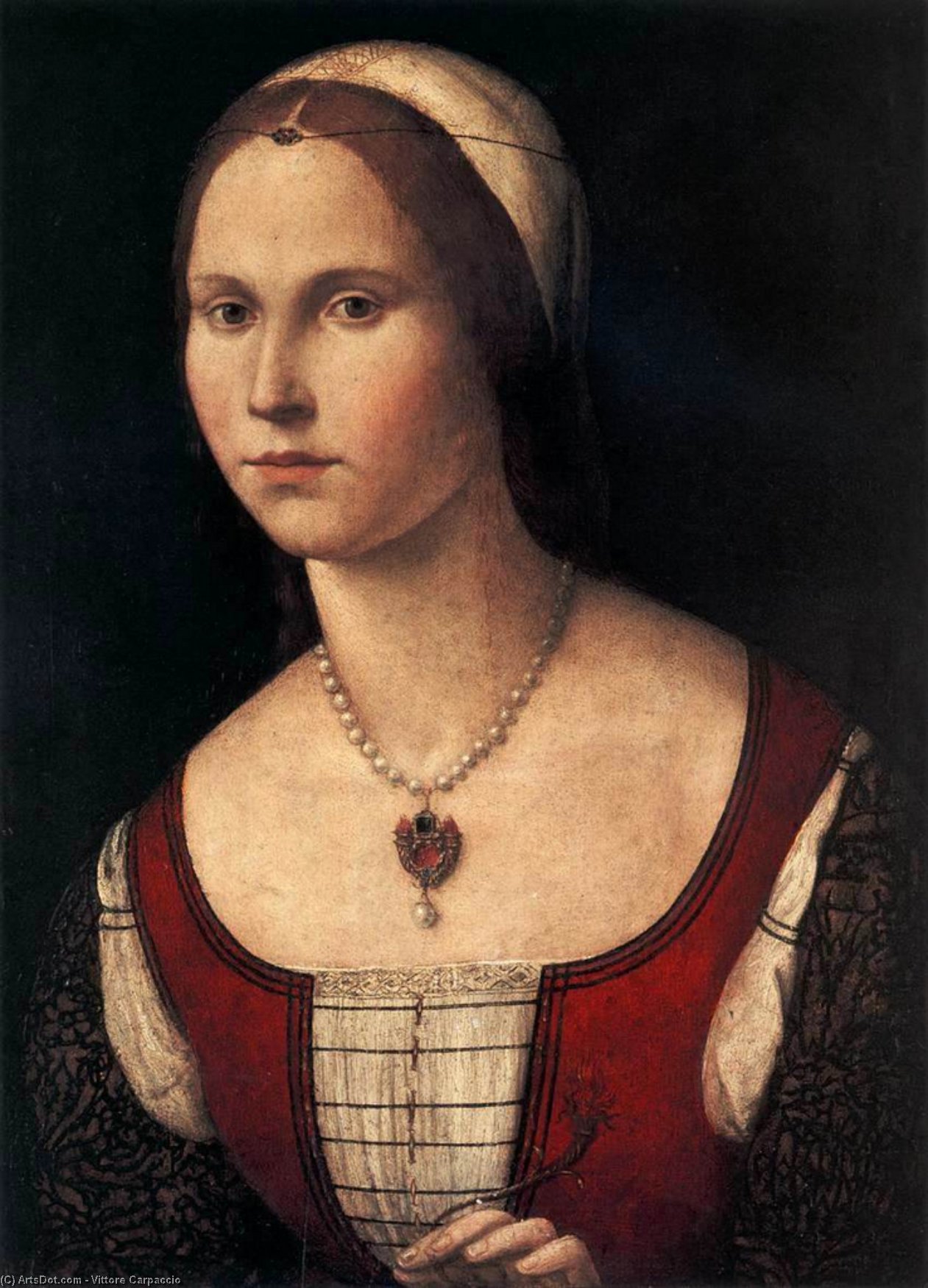 Portrait Of A Young Woman — Vittore Carpaccio