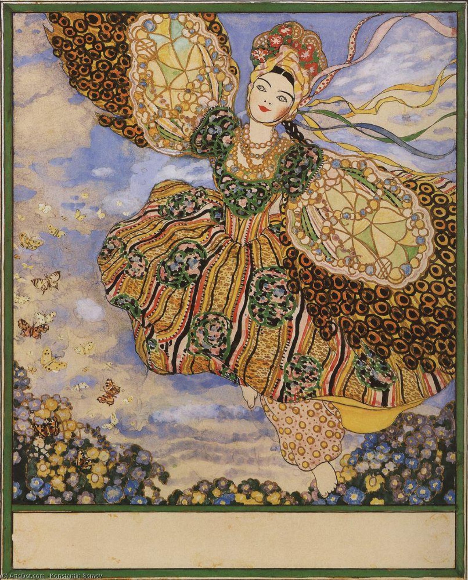 Firebird. Cover Of The Book — Konstantin Andreevic Somov