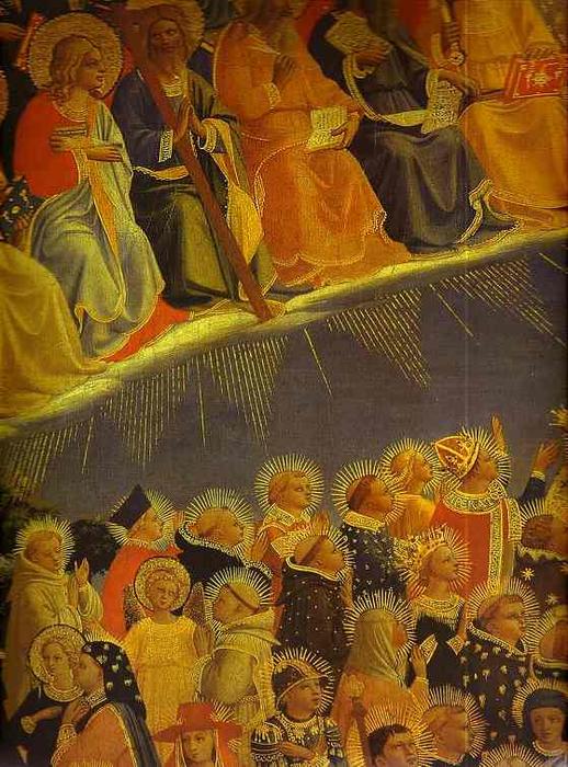 The Last Judgement. Detail: The Blessed — Fra Angelico