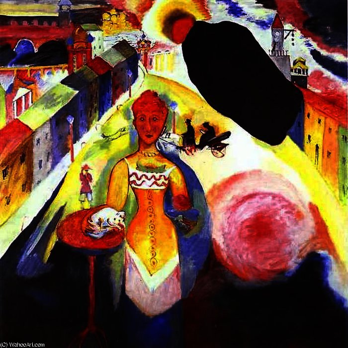 Mujer En Moscú — Wassily Wassilyevich Kandinsky