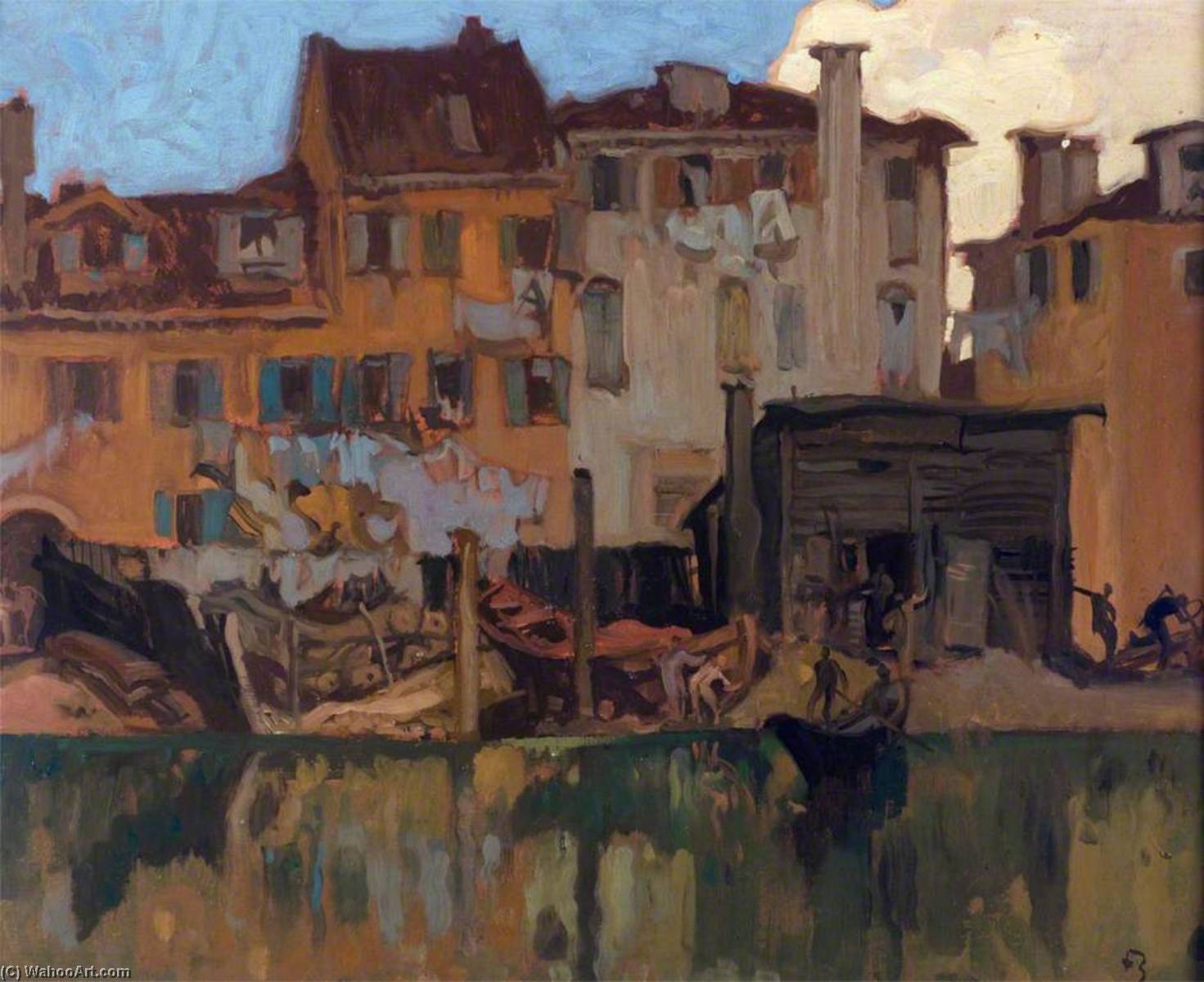 The Slums Of Venice — Frank Brangwyn