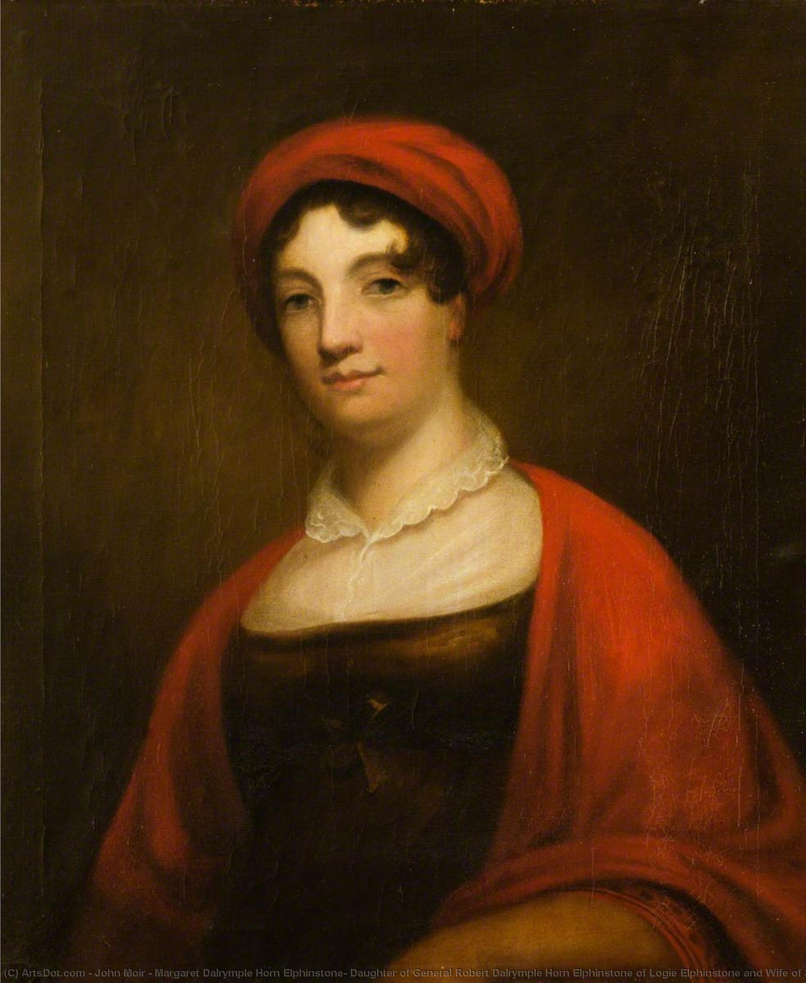 Margaret Dalrymple Horn Elphinstone, Daughter Of General Robert Dalrymple Horn Elphinstone Of Logie Elphinstone And Wife Of Sir Robert Burnett Of Leys — John Moir