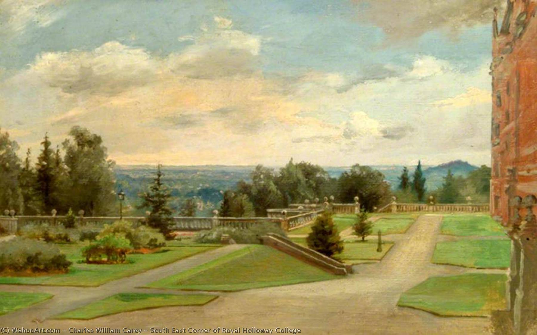South East Corner Of Royal Holloway College — Charles William Carey