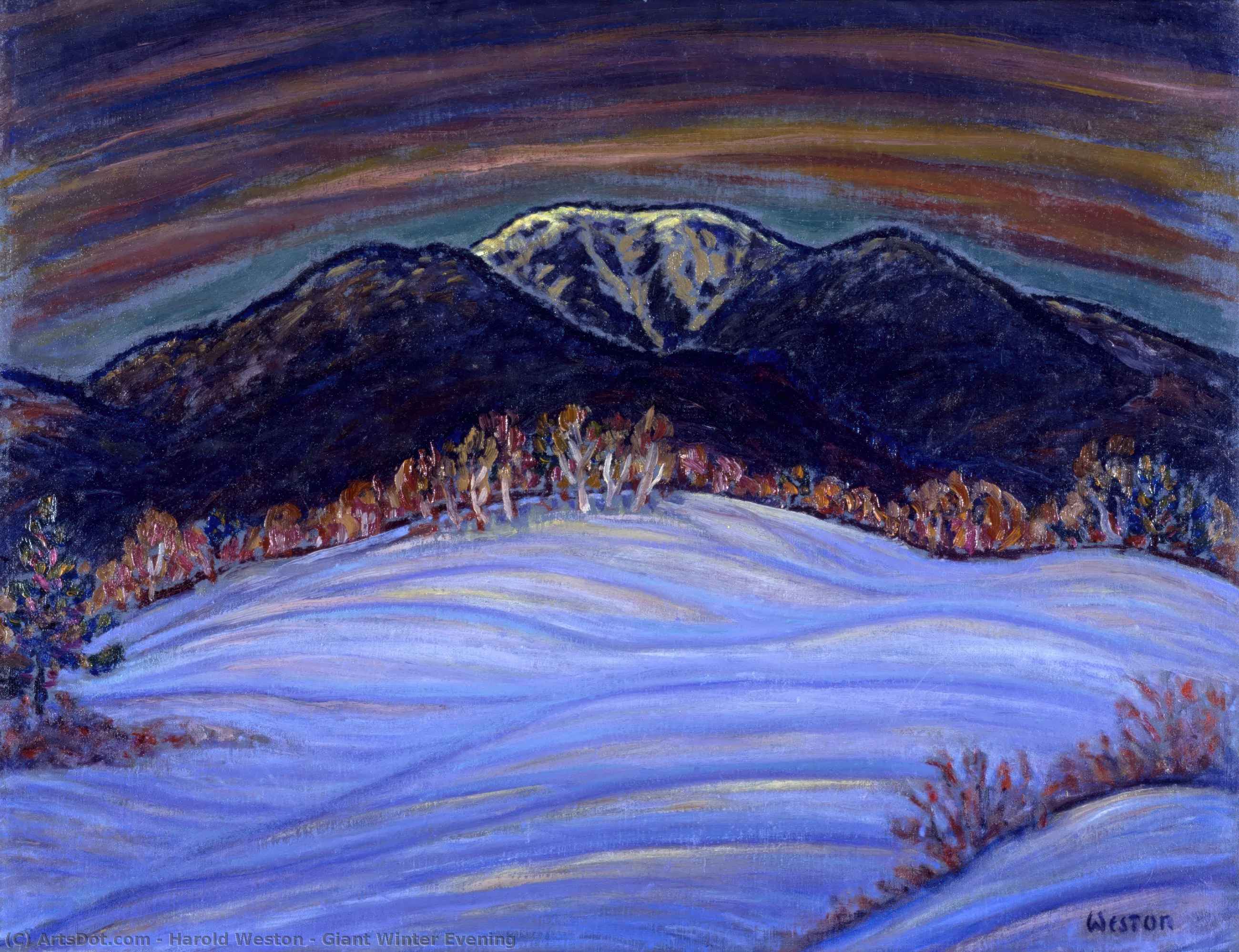 Giant Winter Evening — Harold Weston