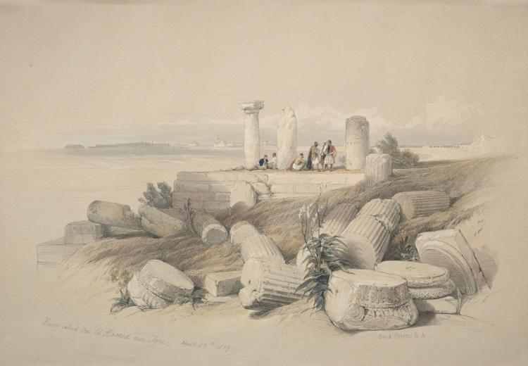 Ruins Called Om El Hamed Near Tyre — Дэвид Робертс