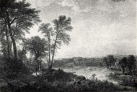 River Scene, (painting) — Asher Brown Durand