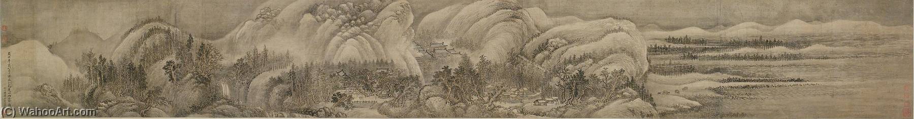 Rain Clearing Over Summer Mountains, After Dong Yuan — Wang Hui