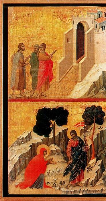 La Maestà. Parte Posterior — Дучио