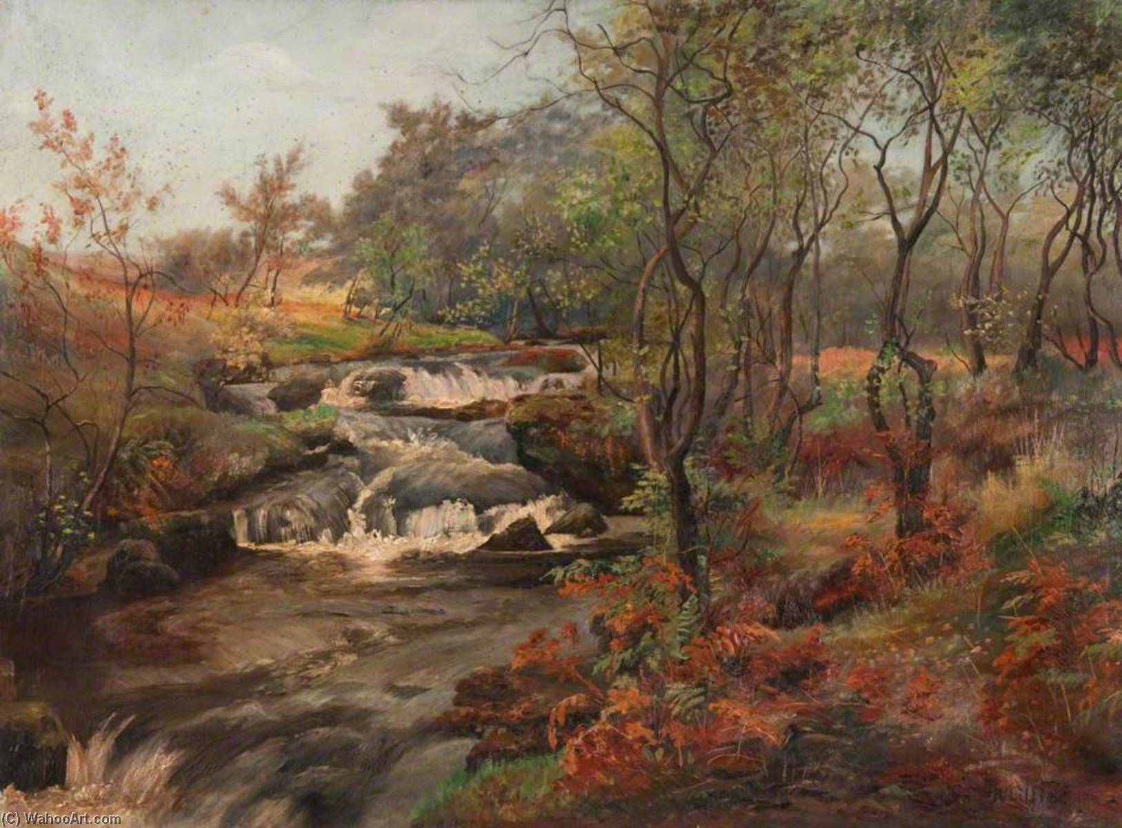 River Allander, Below The Golf Club Hq, Milngavie — Robert Lillie