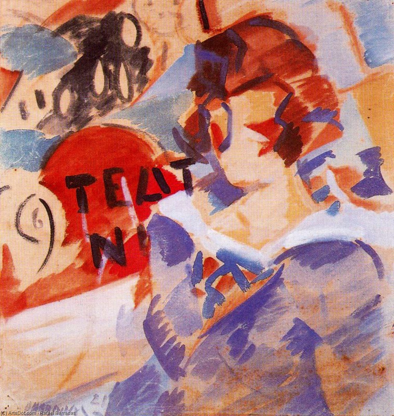 Portrait Of Carmen 1 — Rafael Barradas
