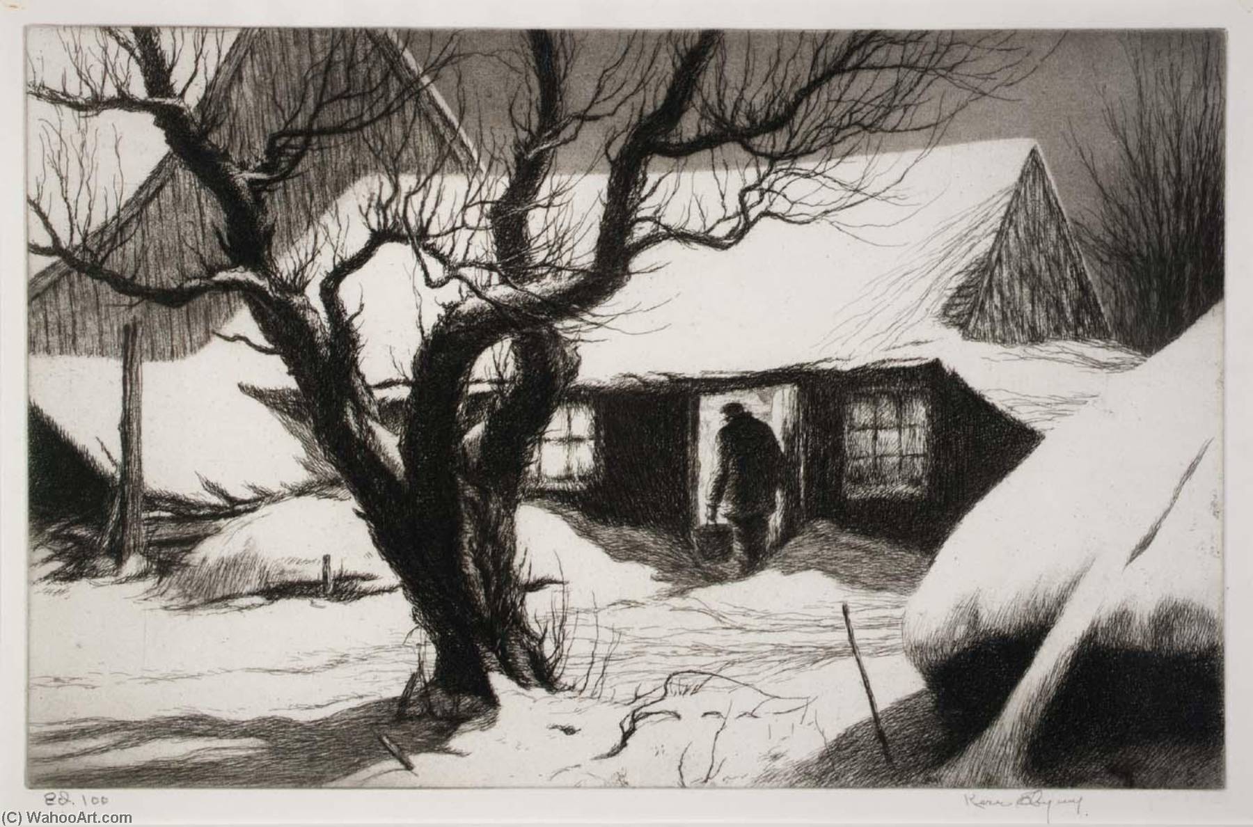Cow Shed, Friendship, Maine — Kerr Eby